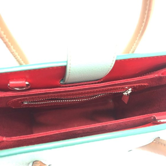 CHRISTIAN LOUBOUTIN Blue Leather Shoulder Bag - Picture 9 of 14